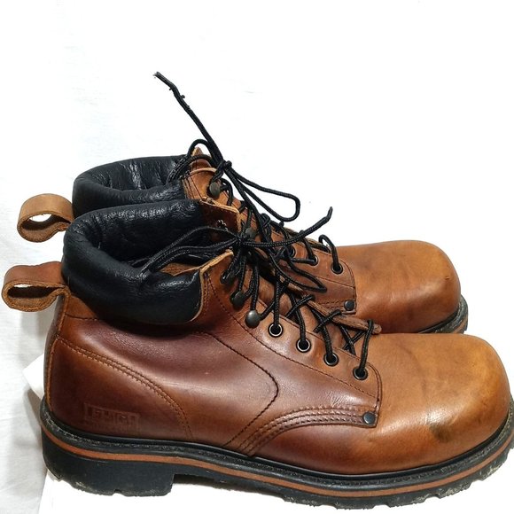 LEHIGH Made in USA Steel Toe Men\'s Boots size 10.5 main image 6
